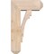 Ekena Millwork Merced Craftsman Smooth Bracket w/ Offset Brace, Douglas Fir, 7 1/2"W x 18"D x 30"H BKT0806X18X30MRC04SDF - alternate 2